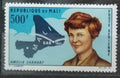 Mali 1967 13€ Let Amelie Earhartové, Mapy a letadla