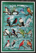 Mali 1995 11€ Tropičtí ptáci a papoušci Afriky, Pralesní fauna