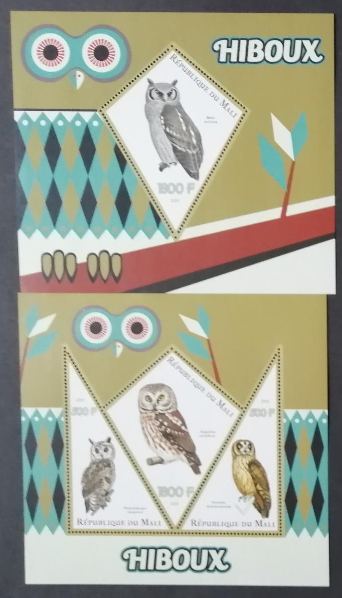 Mali 2015 - Sovy a noční draví ptáci světa