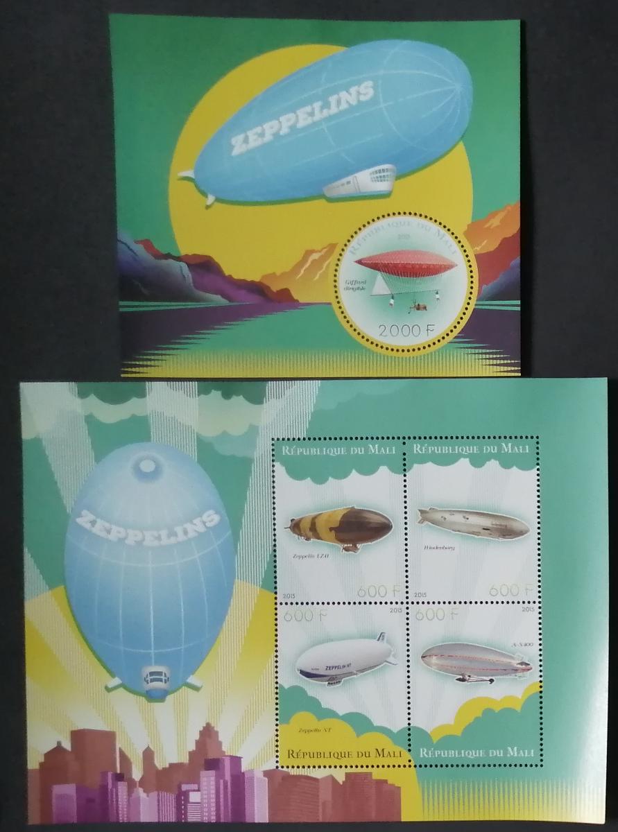Mali 2015 Vzducholodě a zepelíny, vzdušná doprava