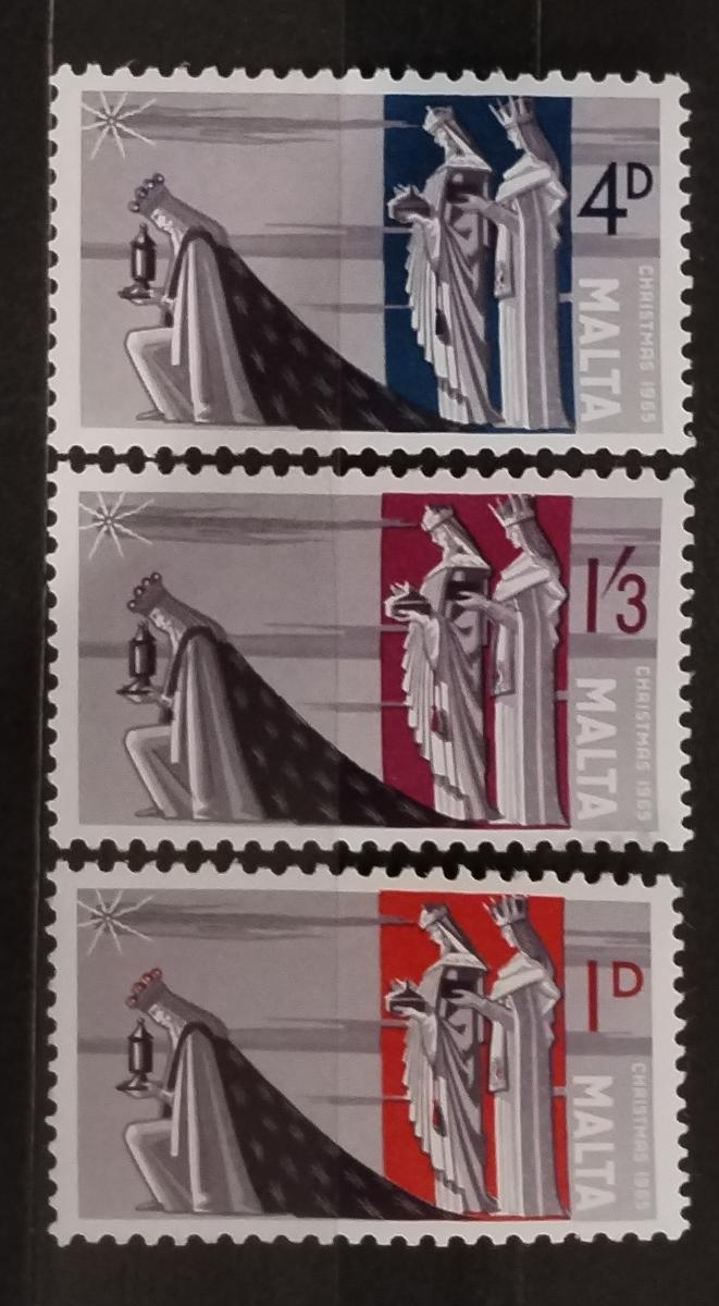Malta 1965 Vánoce a Tři králové