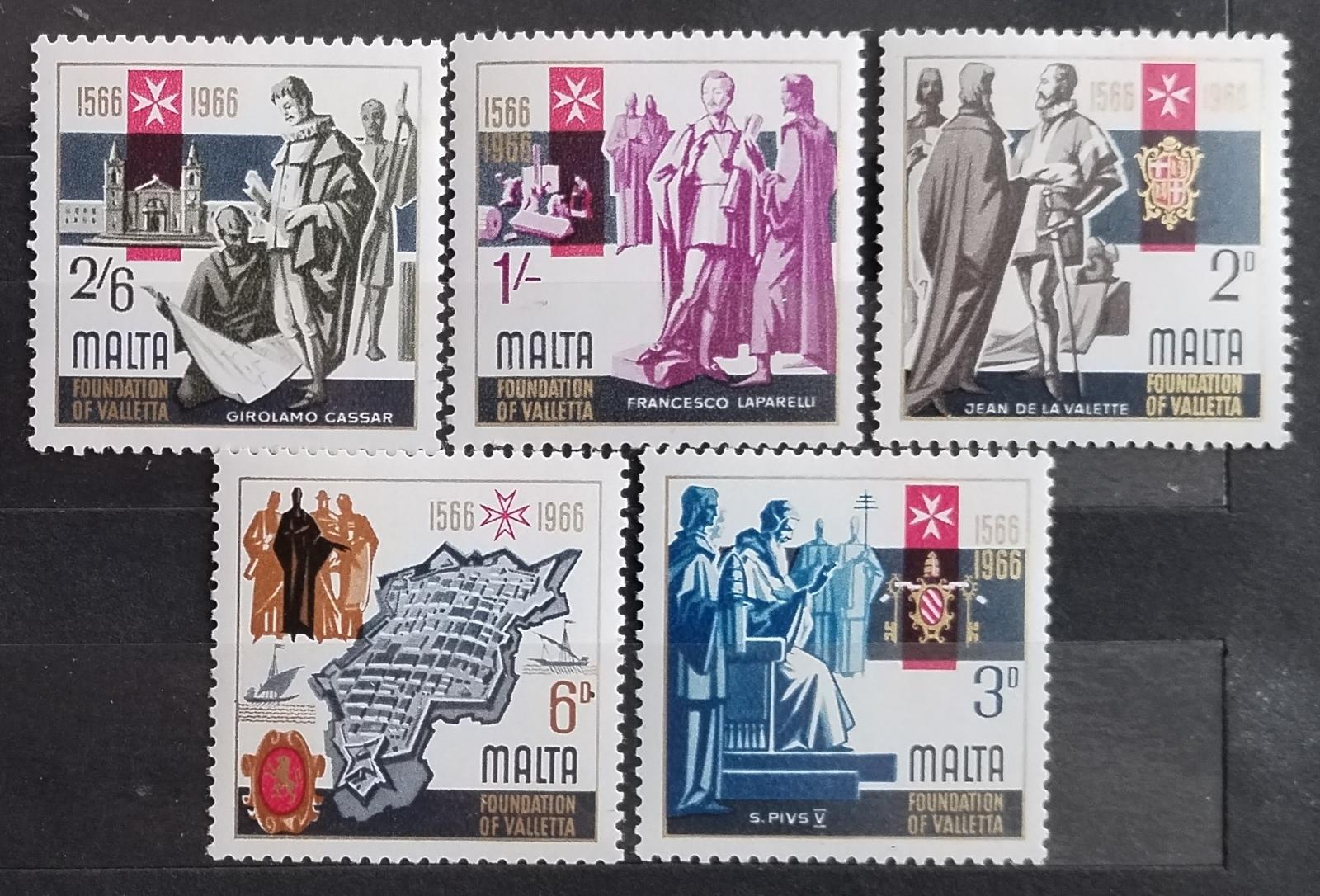 Malta 1966 Výročí založení města Valetta