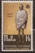 Malta 1968 1,9€ Století Mahátma Gandhího