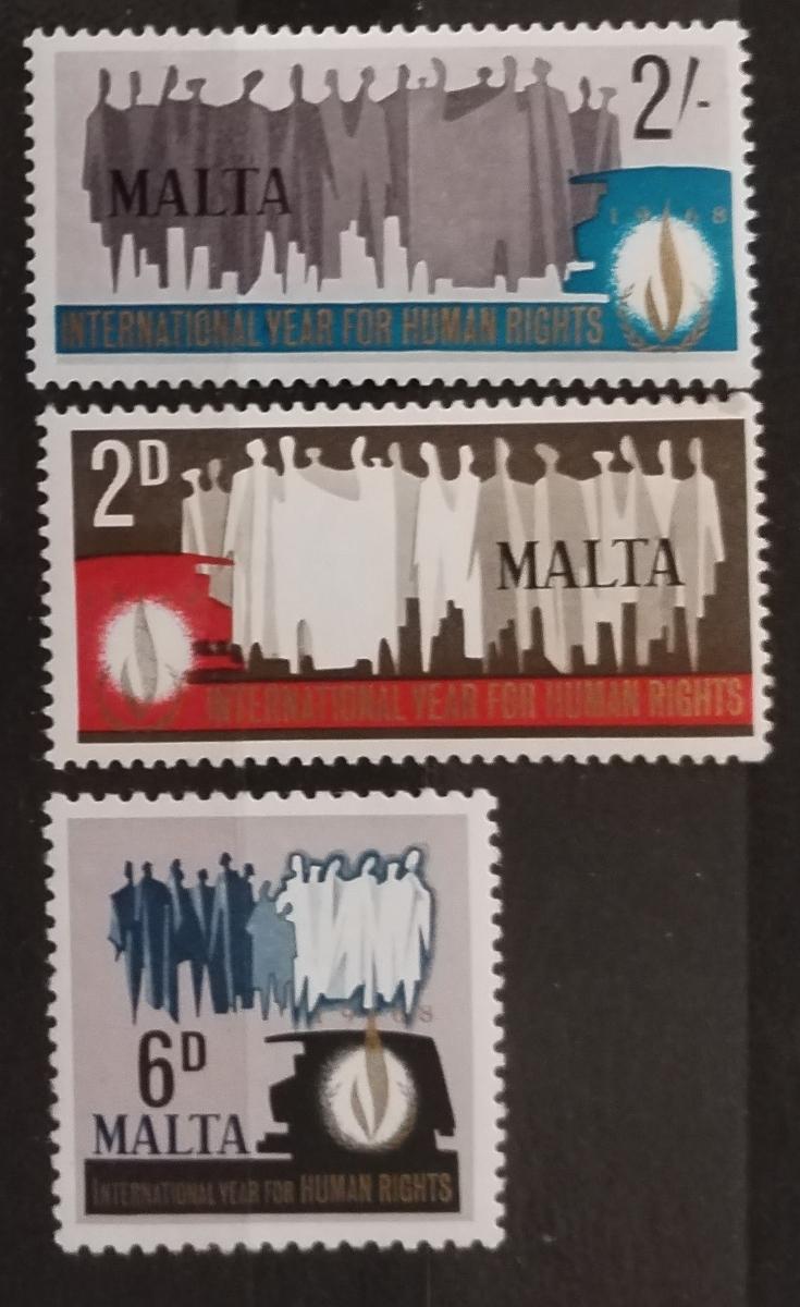 Malta 1968 Mezinárodní rok lidských práv