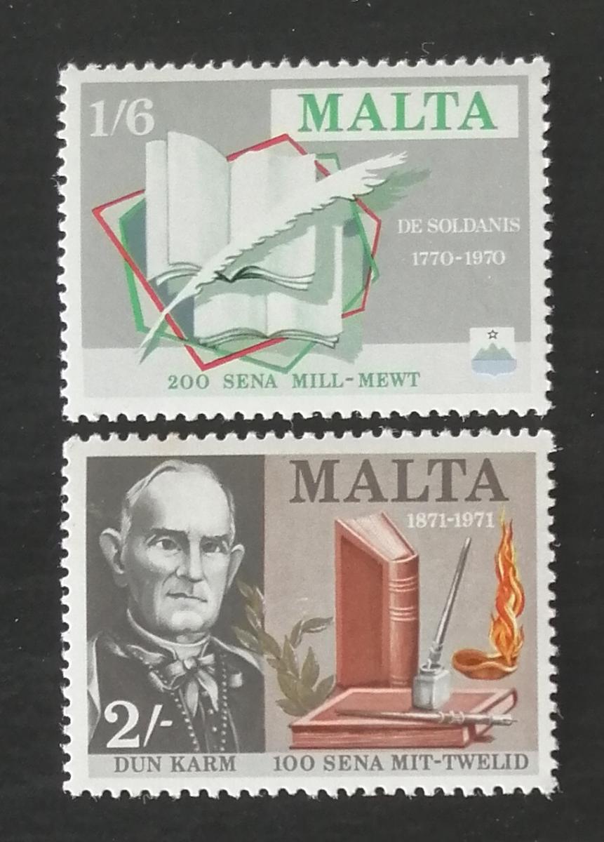 Malta 1971 Výročí básníků, literatura
