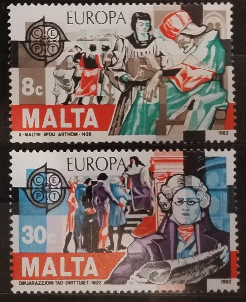 Malta 1982 2,5€ EUROPA - maltská historie