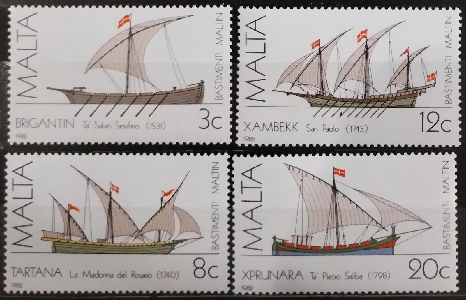 Malta 1982 6€ Ostrovní historické lodě a plavidla