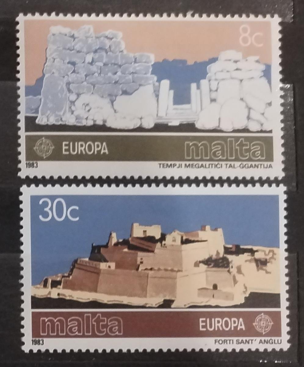 Malta 1983 2,5€ EUROPA - Ostrovní historické opevnění a stavby