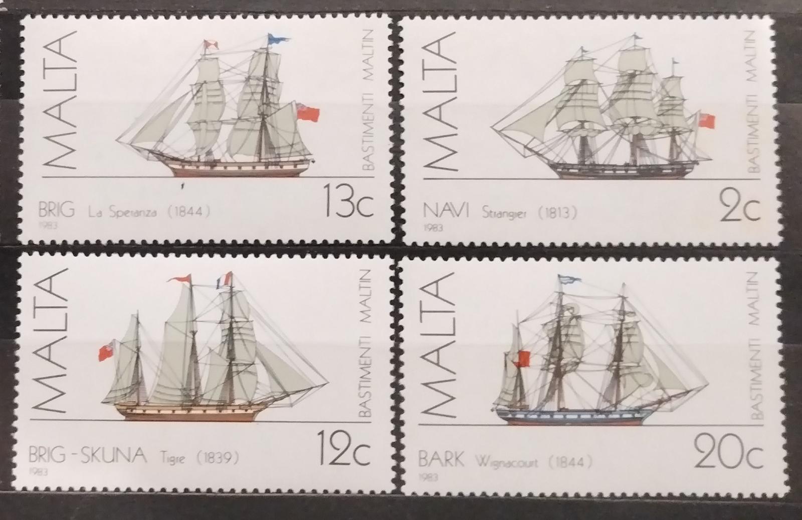 Malta 1983 5€ Historické lodě a plavidla