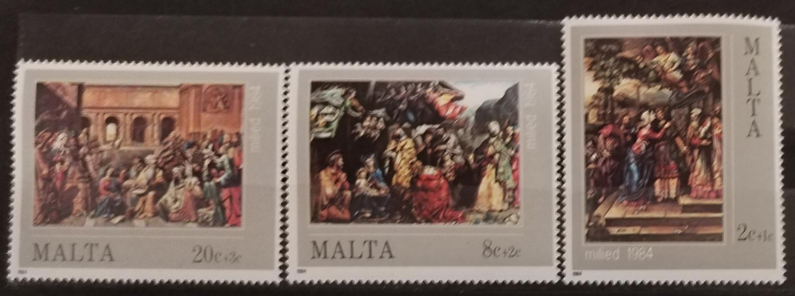 Malta 1984 4€ Vánoce a umění, Svatá rodina