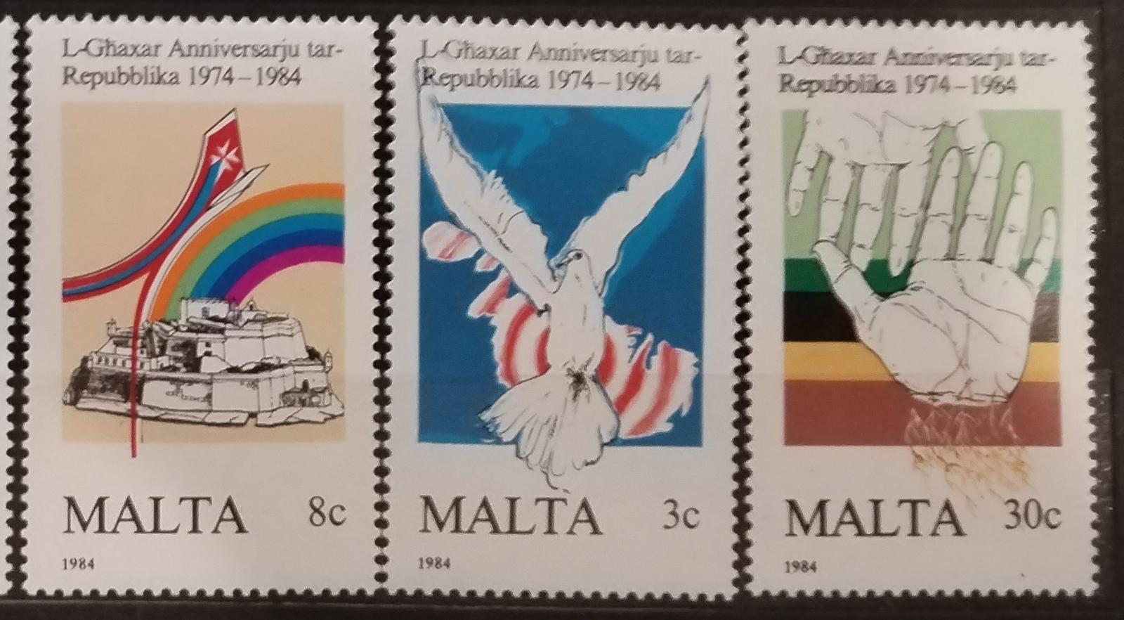 Malta 1984 4€ Výročí republiky