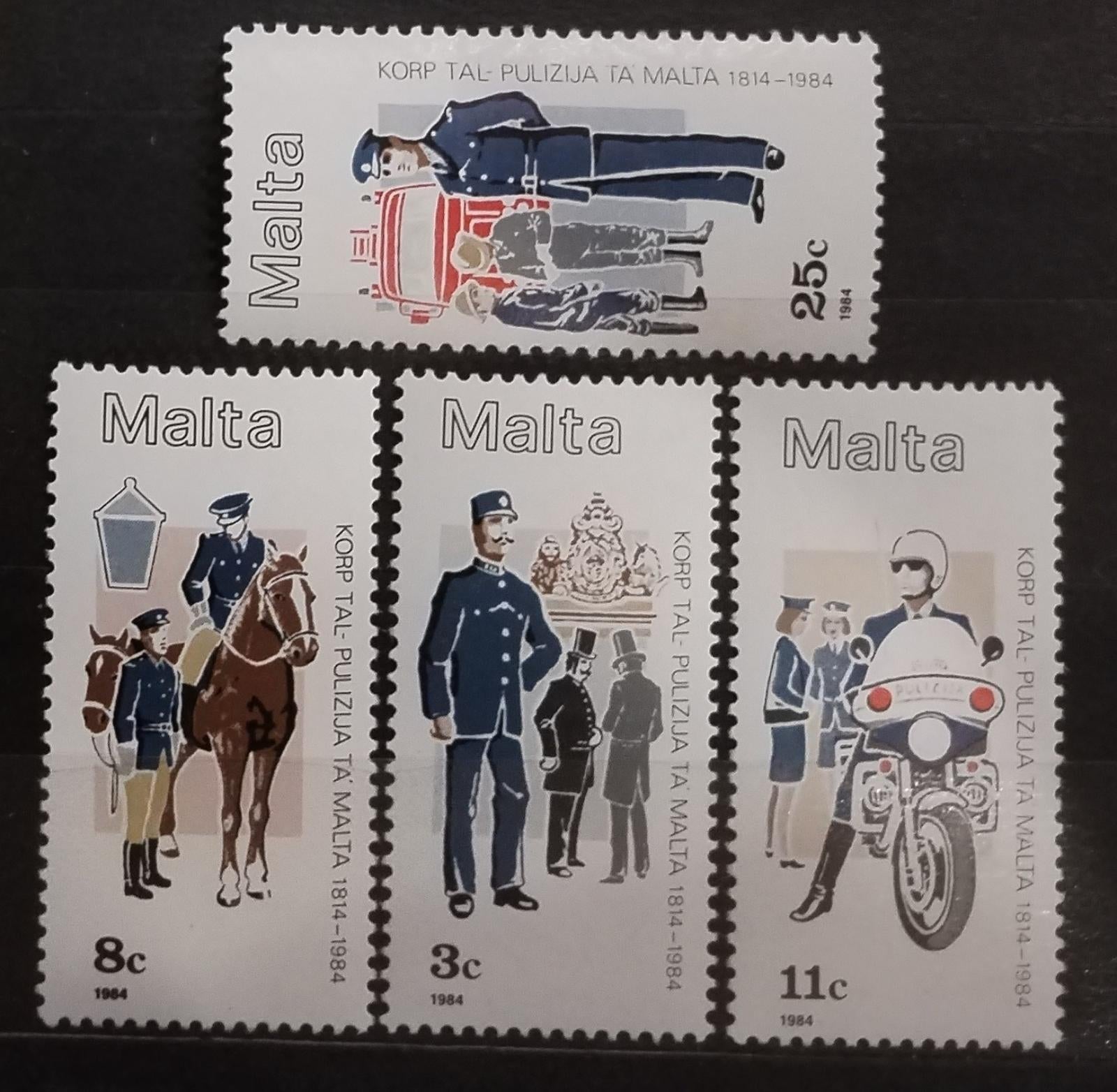 Malta 1984 6€ V7ročí ostrovní policie a ochranných složek