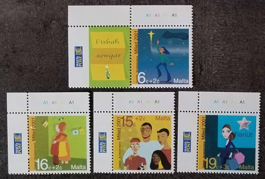 Malta 2001 4,5€ Vánoce a umění