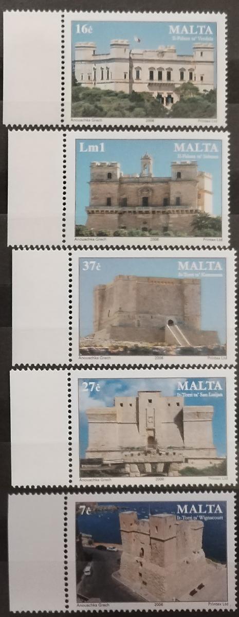 Malta 2006 10€ Opevnění a hradby, Pevnosti ostrova