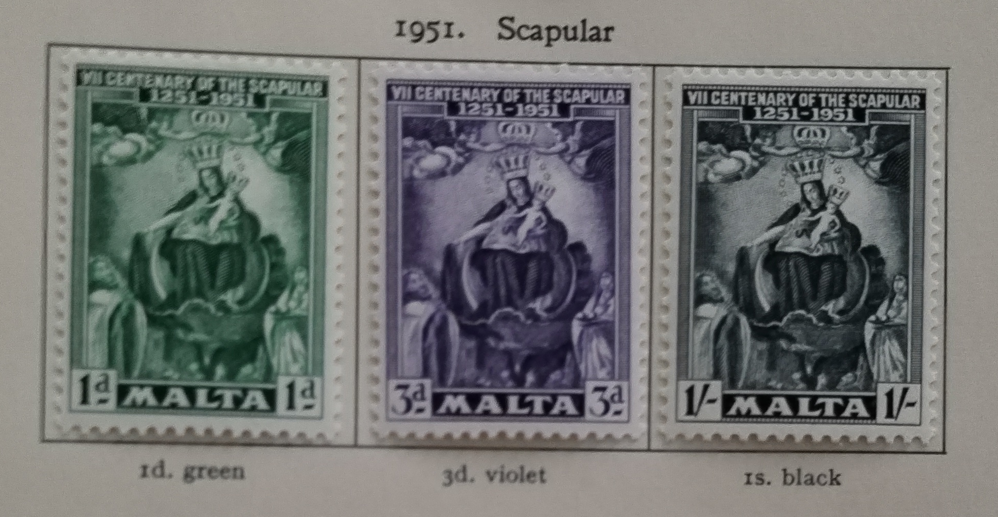 Malta 1951 Svaté umění