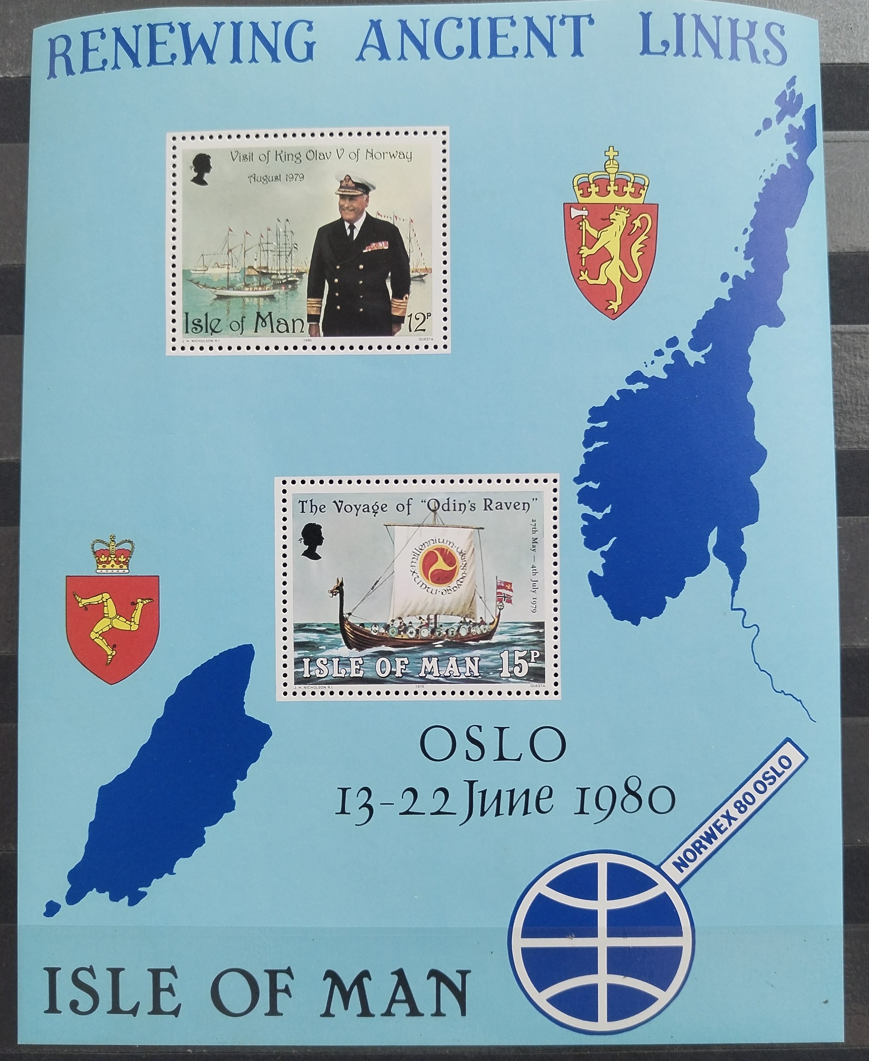 Ostrov Man 1980 Lodě a norský král