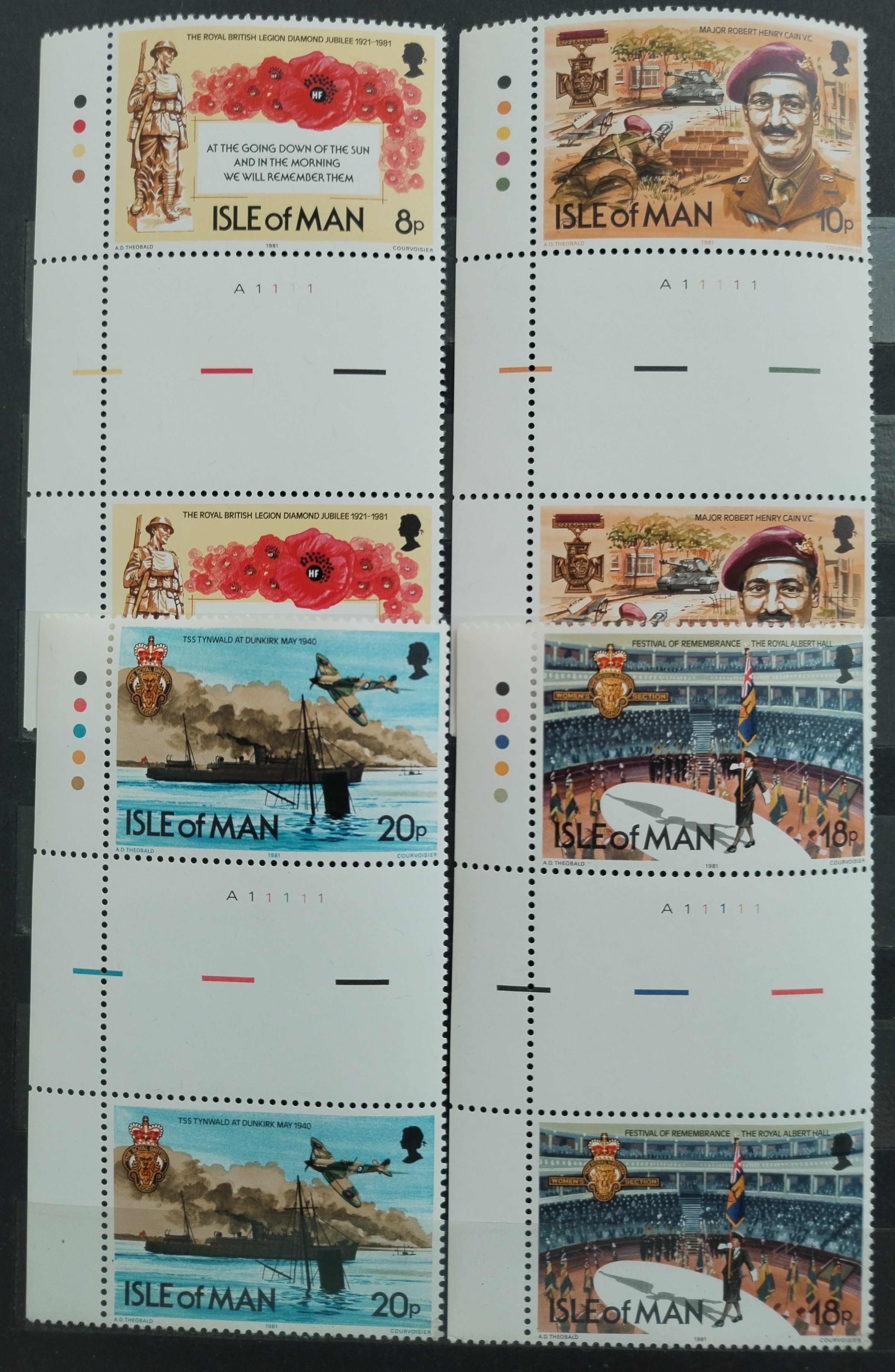 Ostrov Man 1981 Vojenství a charita, Letadla