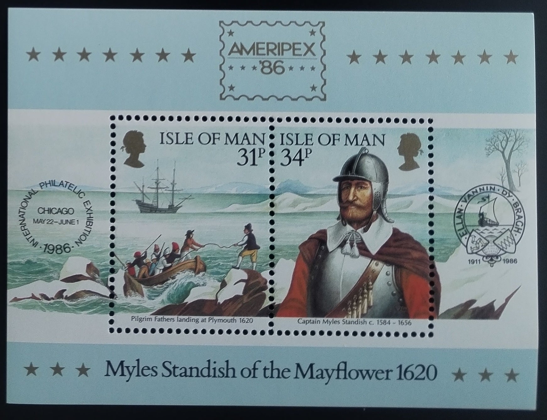 Ostrov Man 1986 Mayflower, Lodě a kolonizace