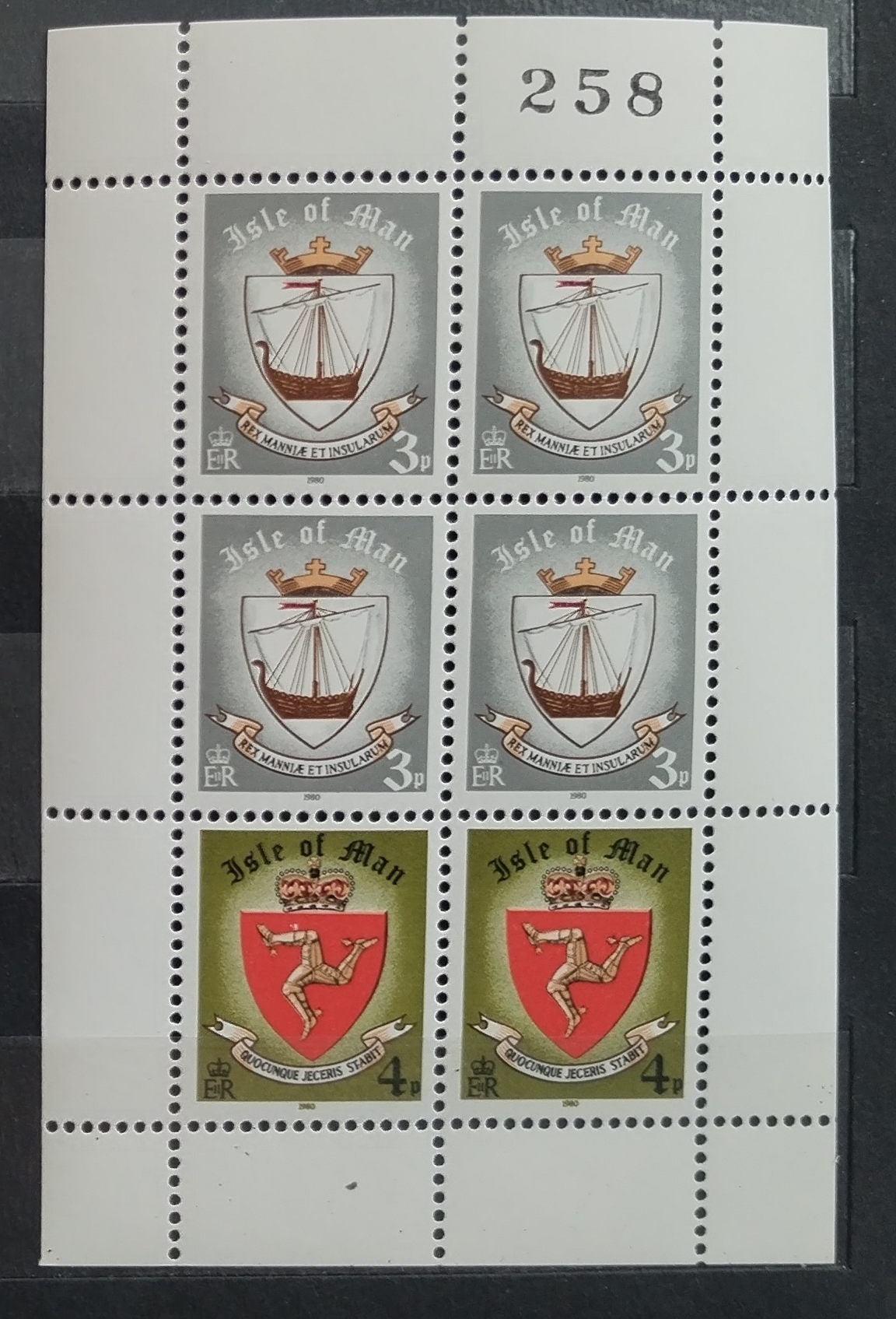Ostrov Man 1979 Erby a symboly