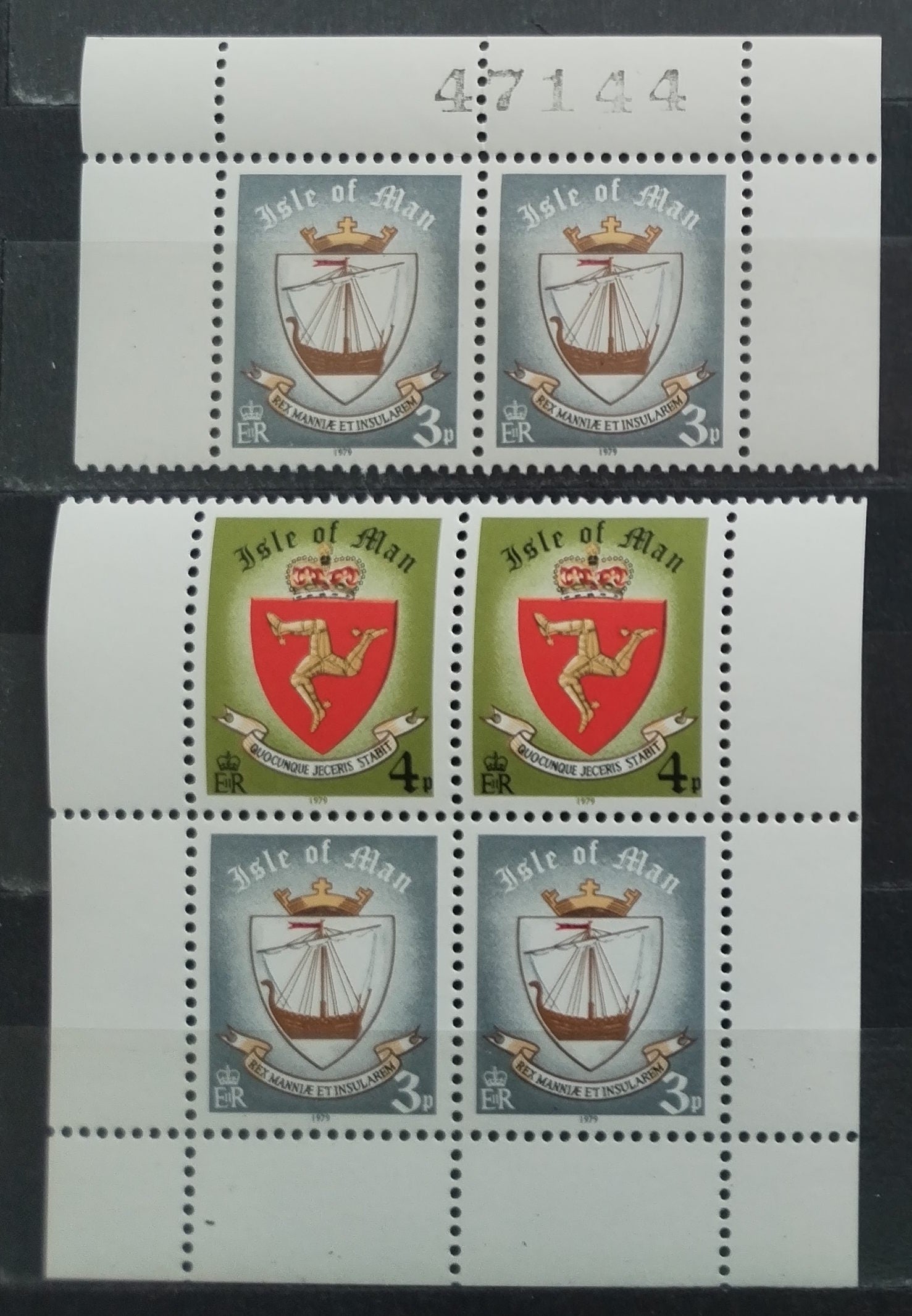 Ostrov Man 1979 Erby a symboly