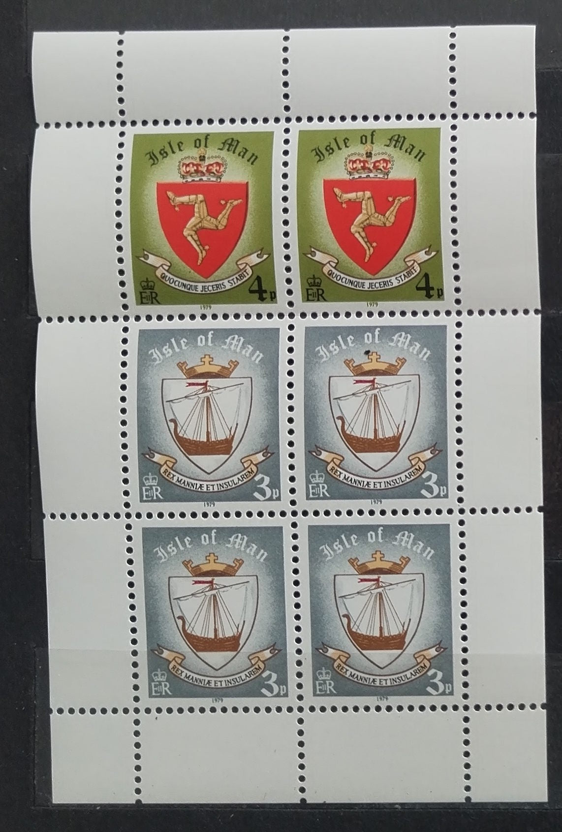 Ostrov Man 1979 Erby a symboly