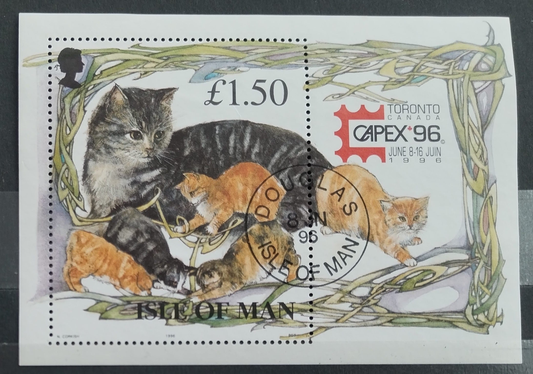 Ostrov Man 1996 kočky Manx