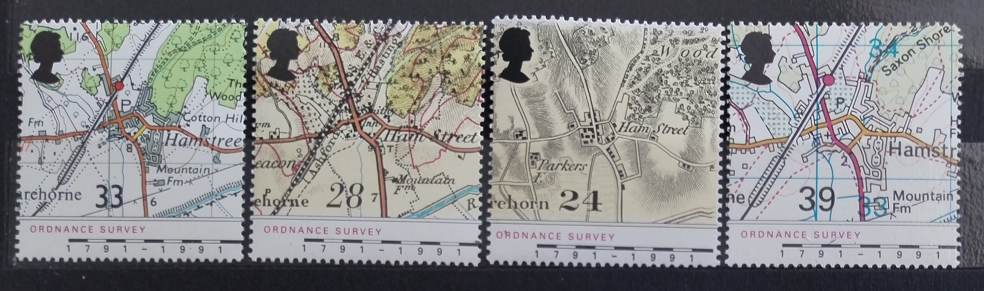 Velká Británie 1991 Mapy a kartografie