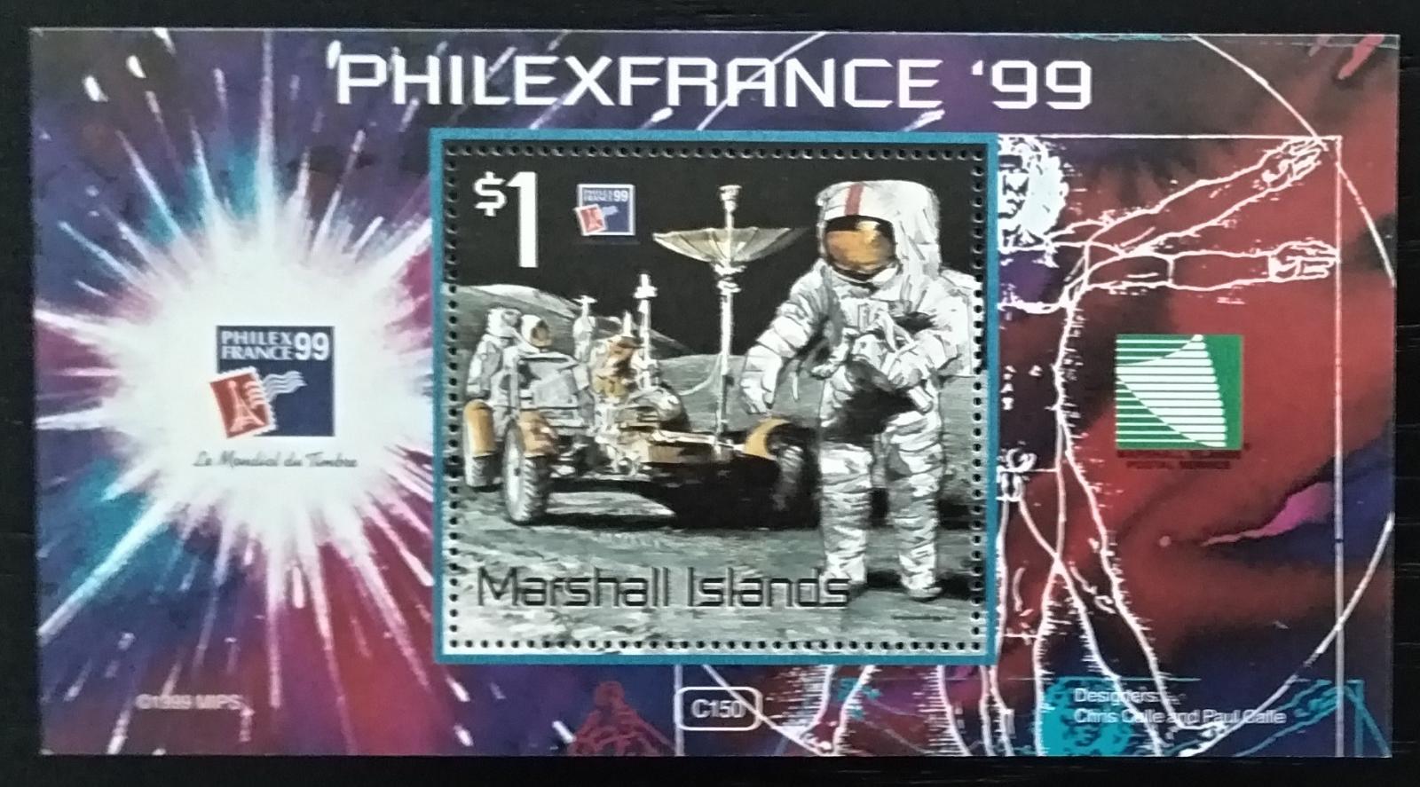 Marshallovy ostrovy 1999 Výstava PHILEX, Vesmír a kosmos