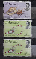 Mauricius 1969 Výběr z definitivy mořské fauny