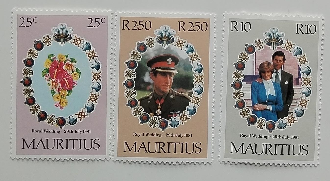 Mauricius 1981 Svatba princezny Diany a krále Karla III.