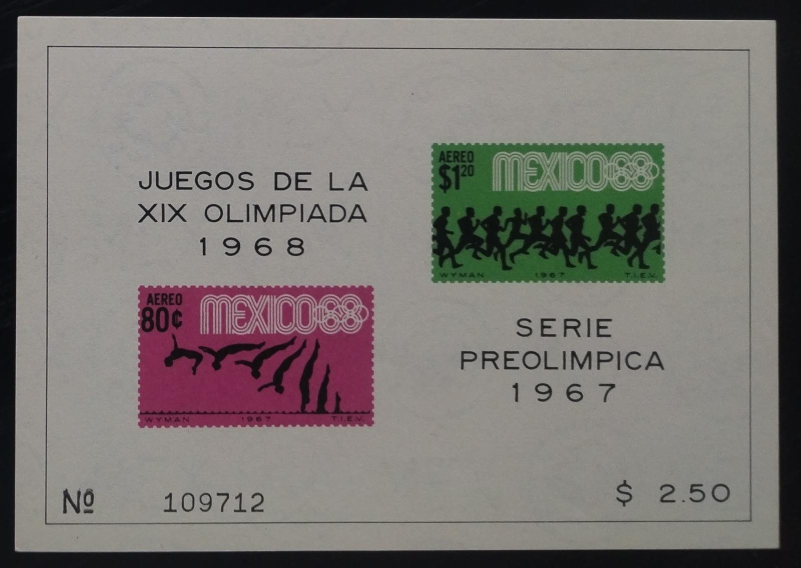Mexiko 1967 Olympijské hry a sport
