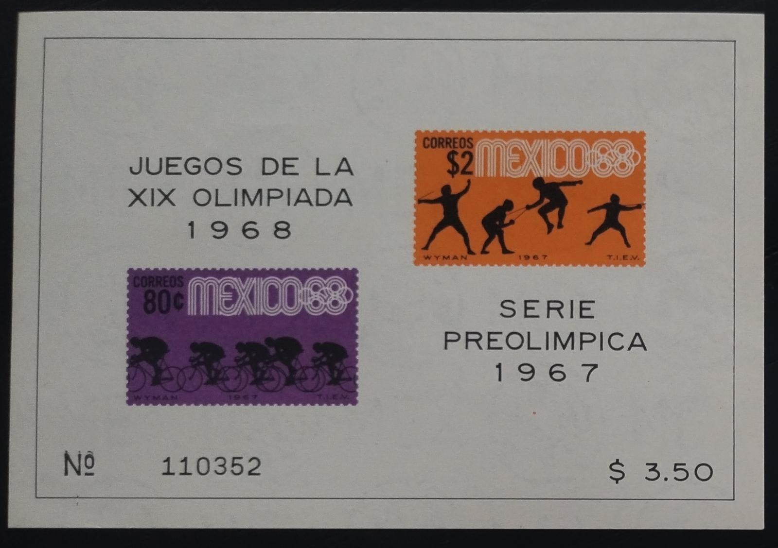 Mexiko 1967 Olympijské hry a sport