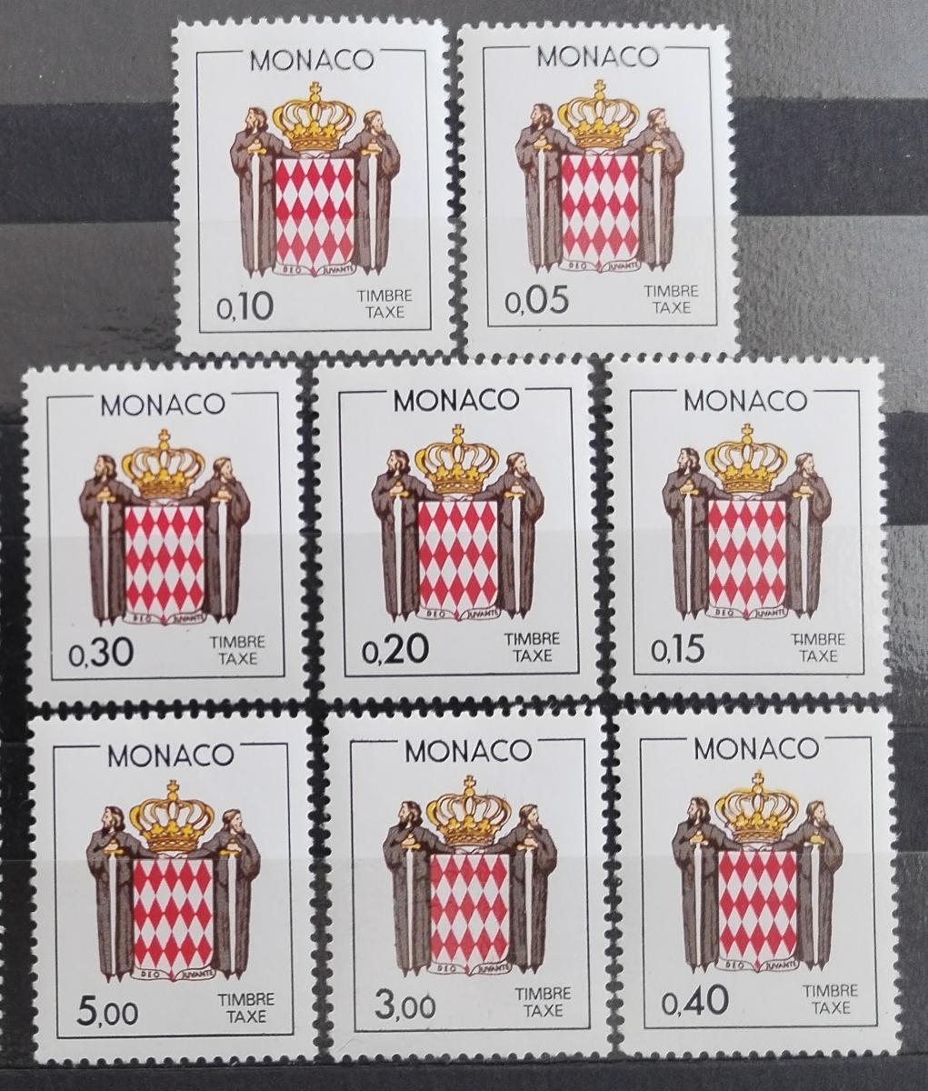 Monako 1985 Doplatní známky, Erby země