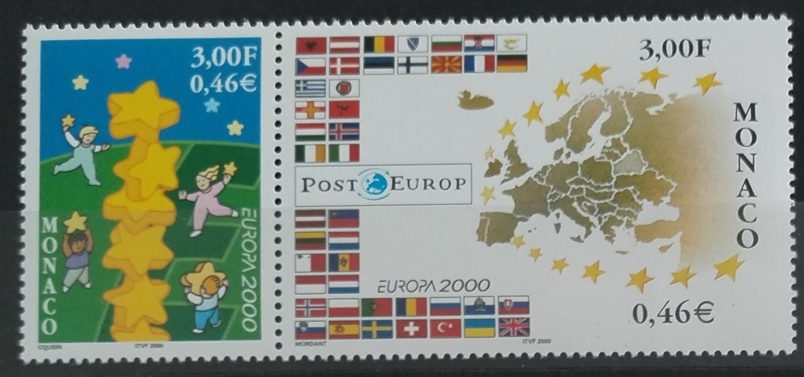 Monako 2000 EUROPA a věž z hvězd