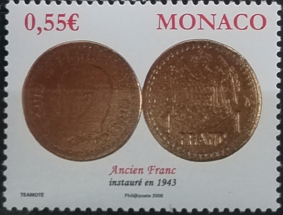 Monako 2008 Historické a moderní mince