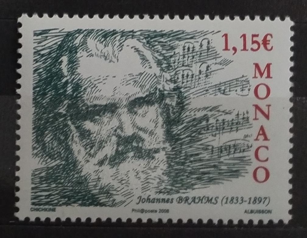 Monako 2008 Skladatel Johannes Brahms
