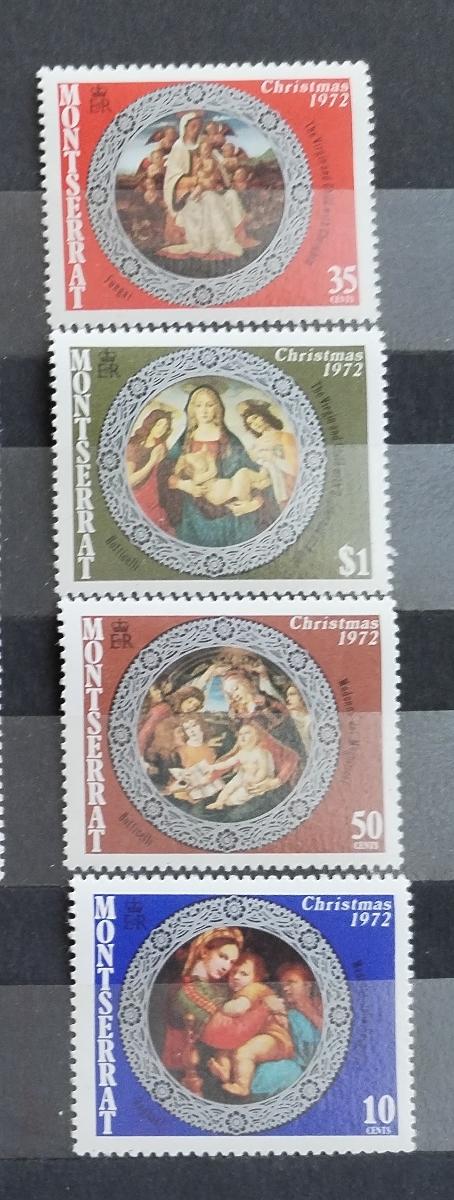 Montserrat 1972 Vánoce a Madonna s Ježíškem