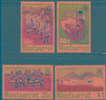 Montserrat 1974 - komplet, výročí Karibské univerzity, folkor a tradic