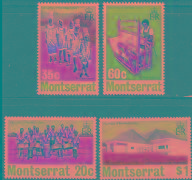 Montserrat 1974 - komplet, výročí Karibské univerzity, folkor a tradic