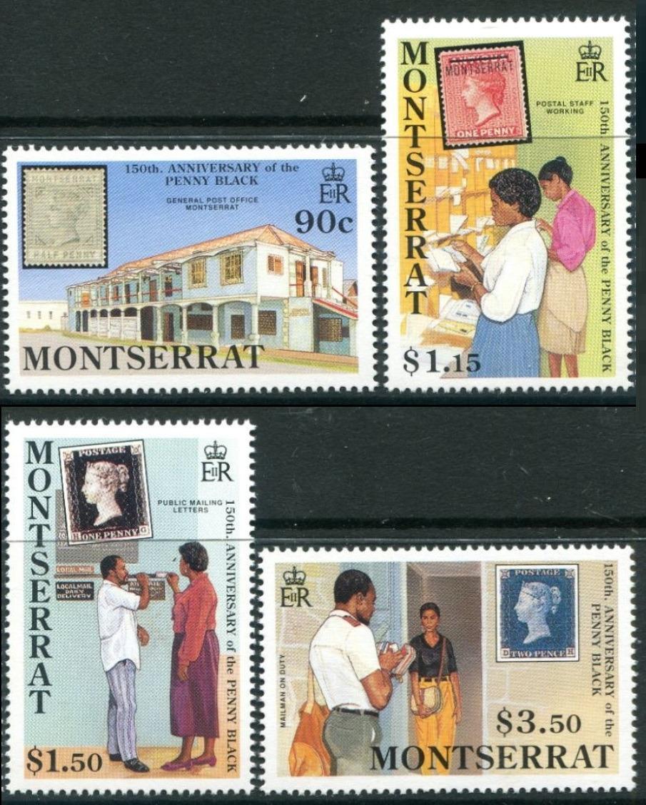 Montserrat 1990 Výročí Penny Black, První známky světa