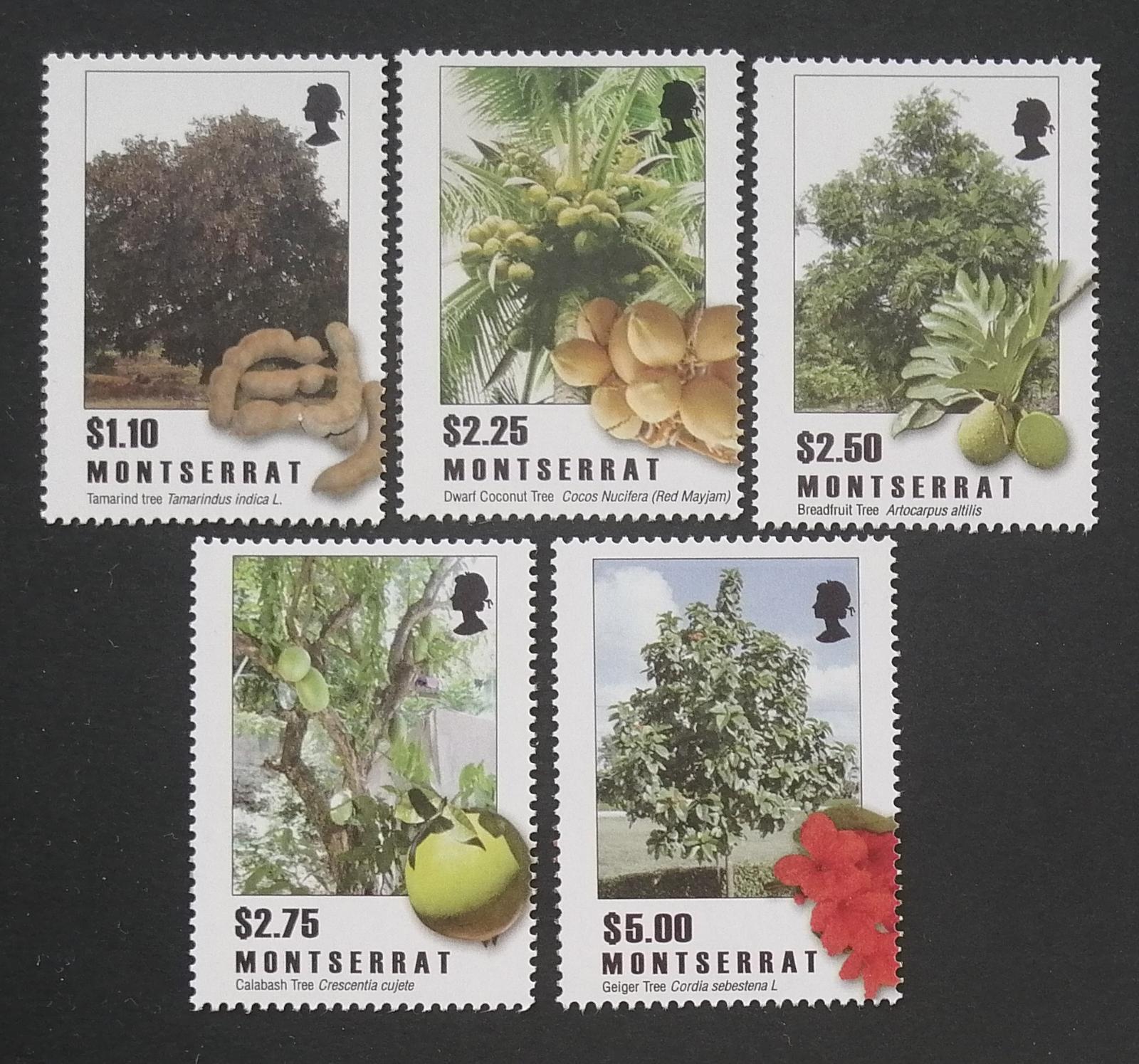 Montserrat 2009 Mi1481-5 12€ Ovocné a kvetoucí stromy, flora ostrova