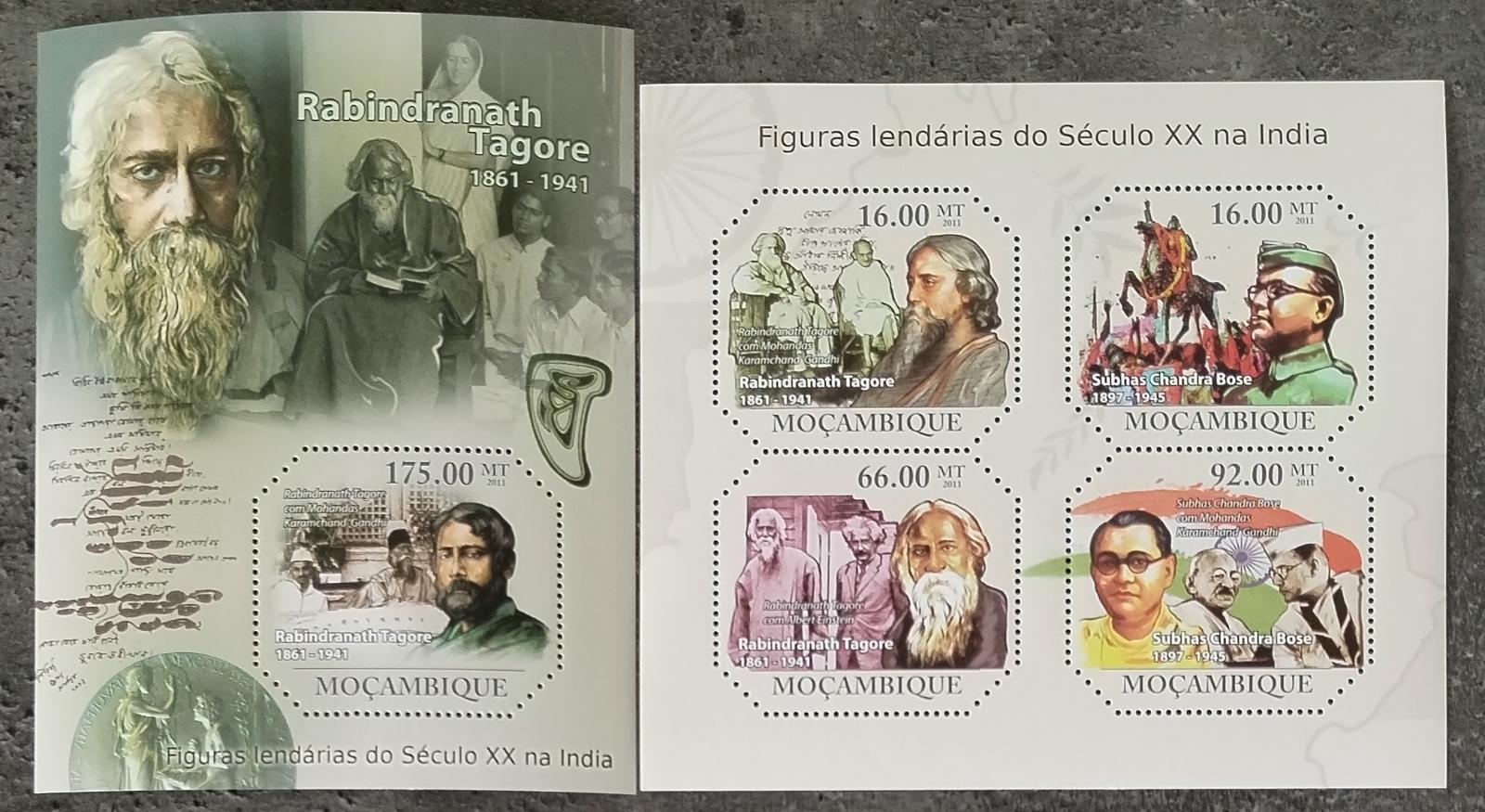 Mozambik 2011 ∼20€ Významné osobnosti Indické kultury, Bose