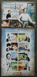 Mozambik 2011 ∼20€ Významní impresionisté a malíři umění USA