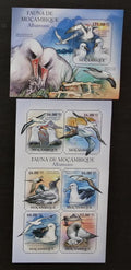 Mozambik 2011 Mi.4896-1+Bl.502 22€ Fauna Mozambiku - albatros, ptáci