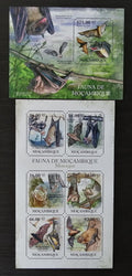 Mozambik 2011 Mi.4945-0+Bl.509 22€ Fauna Mozambiku - netopýři