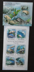 Mozambik 2011 Mi.4994-9+Bl.516 22€ Fauna Mozambiku - kapustňák