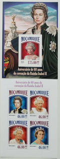 Mozambik 2013 21€ Alžběta II. a 60 let její korunovace královnou
