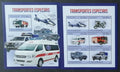 Mozambik 2013 Mi.6525-0+Bl.751 20€ Vozidla policie, sanitky a hasiči
