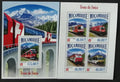 Mozambik 2013 Mi.6997-0+Bl.839 21€ Vlaky a lokomotivy Švýcarska