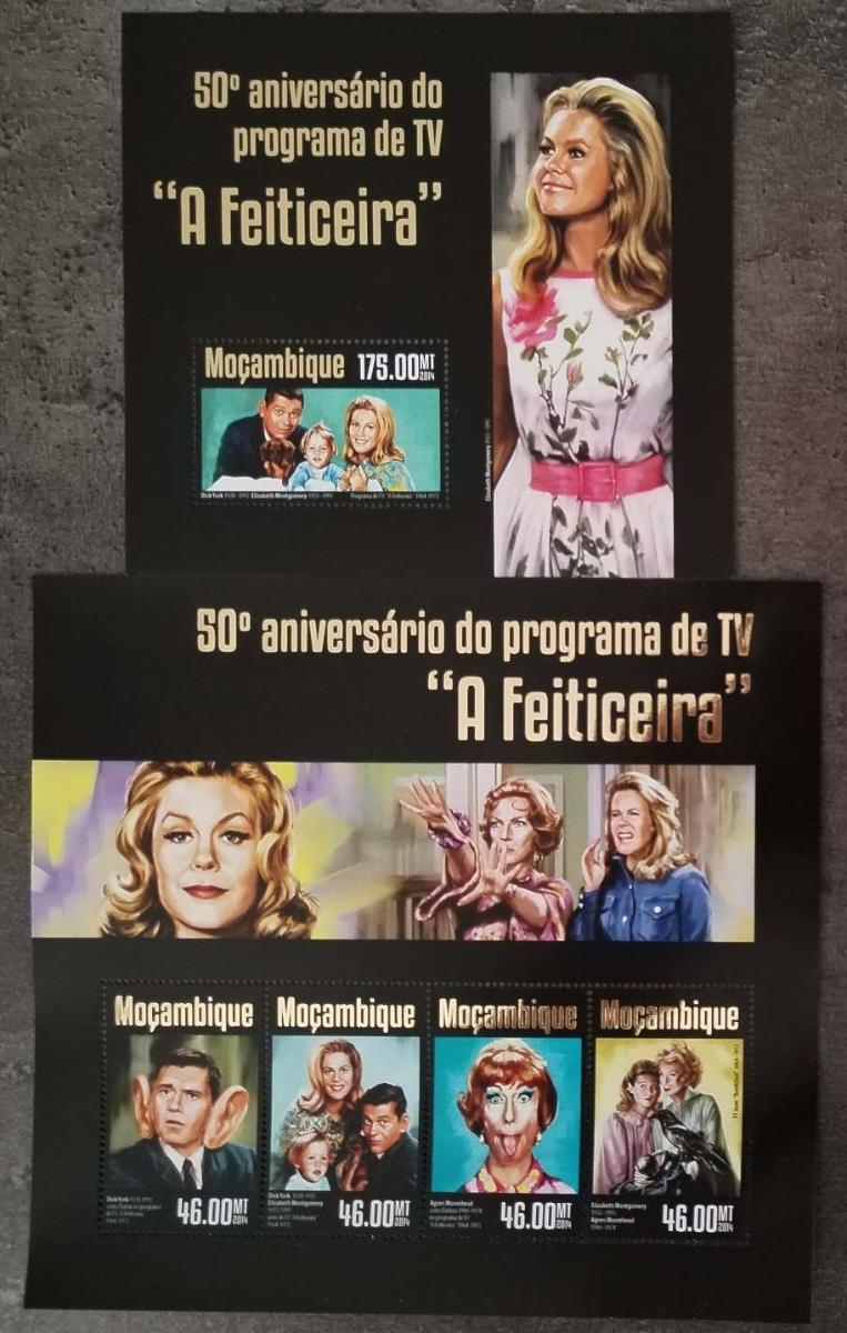 Mozambik 2014 20€ 50 let seriálu Bewitched, Čarodějka, Seriál
